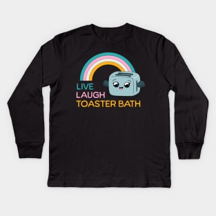 Toaster Bath Kids Long Sleeve T-Shirt